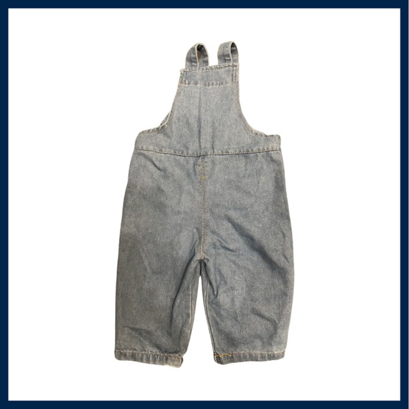 Alexander Wang Denim Overalls, Size 80 (12 months) - Picture 2 of 5